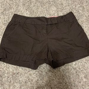 J. Crew weathered brown chino shorts